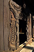 Myanmar - Inwa, Bagaya Kyaung wooden monastery. 